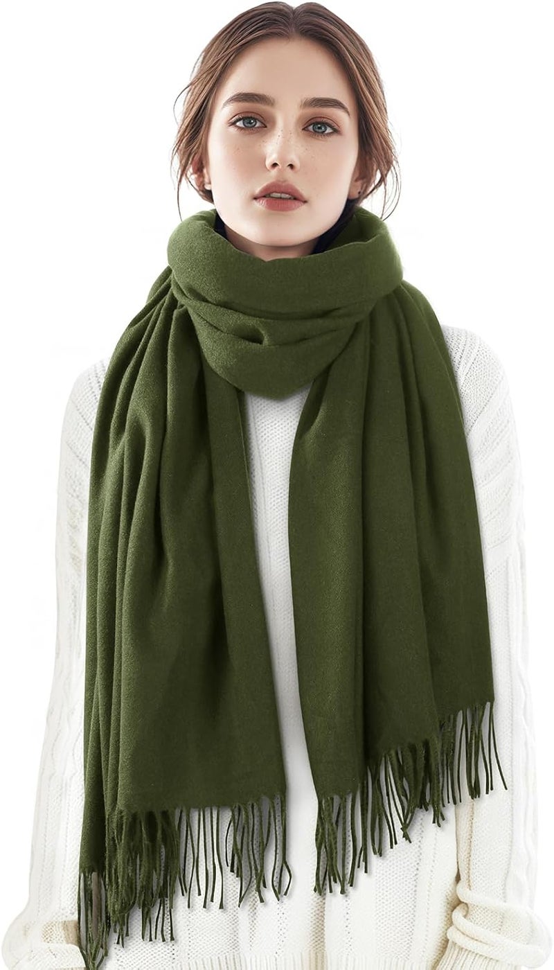 Premillow Scarfs for Women, Winter Scarf, Classic Pashmina Shawls and Wraps, Cashmere Feel Scarfs for Women, Long Scarves - Image 1